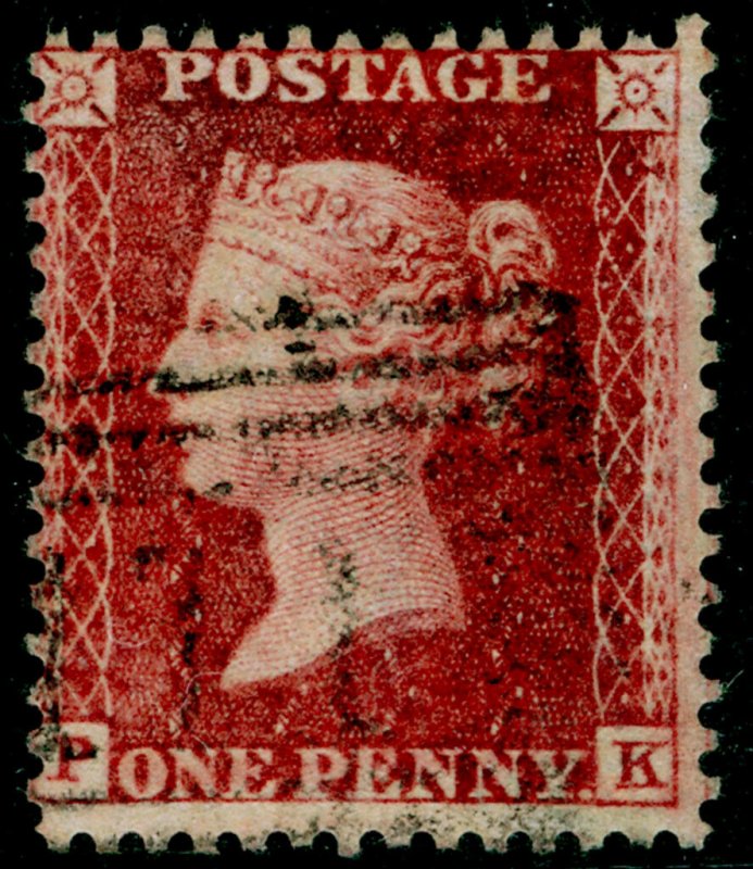 SG41, 1d dp rose-red PLATE 60, LC14, FINE USED. Cat £30. PK