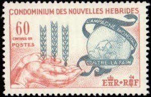 New Hebrides, French #109, Complete Set, 1963, Never Hinged