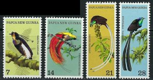 Papua New Guinea 365-68 MNH 1973 Birds (an2056)