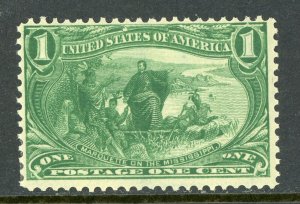 USA 1898 Trans-Mississippi 1¢ Marquette Scott #285 Mint P987