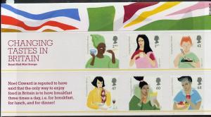 Great Britain 2005 Europa - gastronomy perf set of 6 in o...