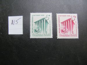 Germany 1939 MNH  SC B138-139 SET  XF  (115)