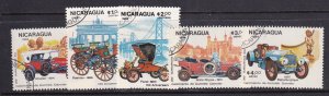 Nicaragua (1984) #1359, 1360, 1361, 1363, 1364 used