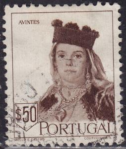 Portugal 678 USED 1947 Woman of Avintes $50