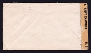 SCOTT #UX4 NO BORDER SAN FRANCISCO CA APO 502 (NEW CALEDONIA) AIR MAIL 1945