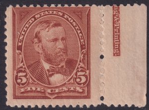 #255 Mint NH, Fine+, Imprint (CV $360 - ID46418) - Joseph Luft