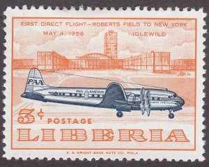 Liberia 362 1st Flight 1957