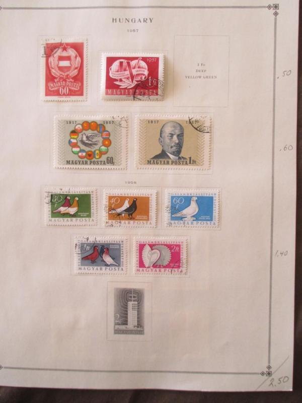 1955 To 1959 Hungary On Scott Pages - Some In Clear Mounts - Loaded... (R30)