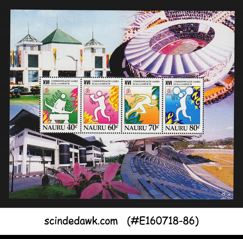 NAURU - 1998 16th COMMONWEALTH GAMES KUALA LUMPUR - MIN/SHT MNH