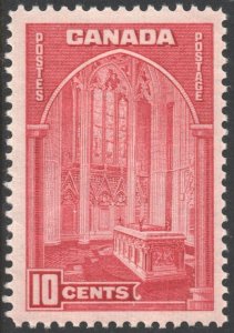 Canada SC#241 10¢ Memorial Chamber, Parliament Buildings, Ottawa (1938) MLH