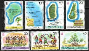 Tuvalu Sc #85-91 MNH