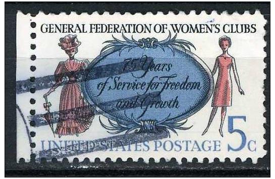 US 1966 - Scott 1316 used - 5c, Federation of Women´s Clubs 