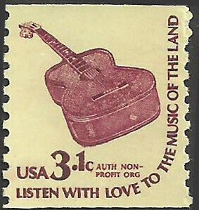 # 1613 Mint Never Hinged ( MNH ) GUITAR