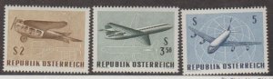 Austria Scott #C61-C62-C63 Stamp - Mint Set