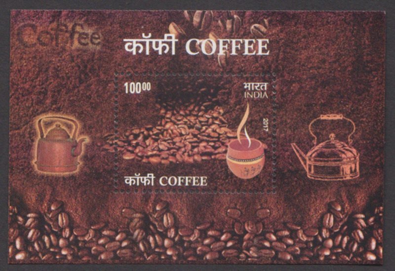 INDIA - 2017 COFFEE - MIN. SHEET MINT NH