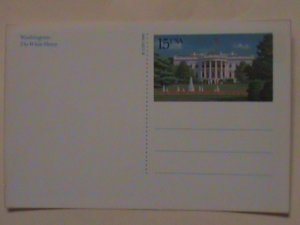 ​UNITED STATES-1989-THE WHITE HOUSE-WASHINGTON D.C- PICTURE MNH PREPAID PC-VF