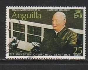 1974 Anguilla - Sc 195 - used VF - 1 single - Churchill