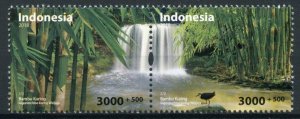 Indonesia Nature Stamps 2018 MNH Environment Day Bambu Kuring Waterfalls 2v Set