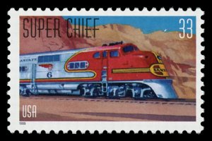 USA 3337 Mint (NH) All Aboard