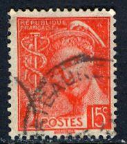 France 1938: Sc. # 357; O/Used Single Stamp