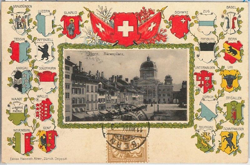 57613 -  SWITZERLAND -  Vintage Postcard - BERN  1904 - NICE!