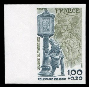 France, 1950-Present #B511 (YT 2004) Cat€14, 1978 Stamp Day, imperf. sheet ...