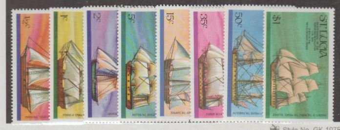 St. Lucia Scott #379-386 Stamps - Mint NH Set