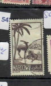 FRENCH MOROCCO  (P1912B)  25F  SC 175  VFU 