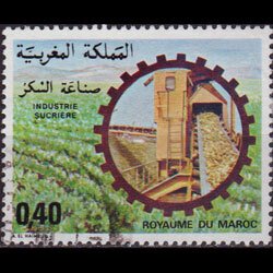 MOROCCO 1978 - Scott# 421 Sugar Cane Set of 1 Used