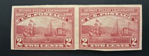 US Stamps- SC# 373 -  MHR - Pair - SCV = $40.00