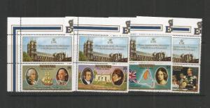 AITUTAKI SCOTT 148-51 MNH WITH LABEL