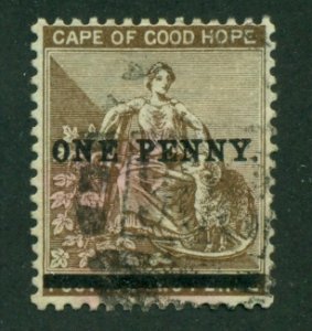 Cape of Good Hope 1893 #58 U SCV(2020)=$0.60