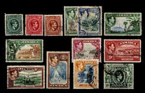 Jamaica #116-128  Single (Complete Set)