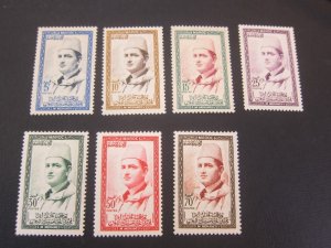 Morocco 1956 Sc 1-7 set MH