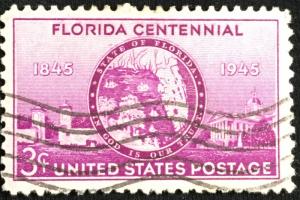 US #927 Used Single Florida SCV $.20 L3
