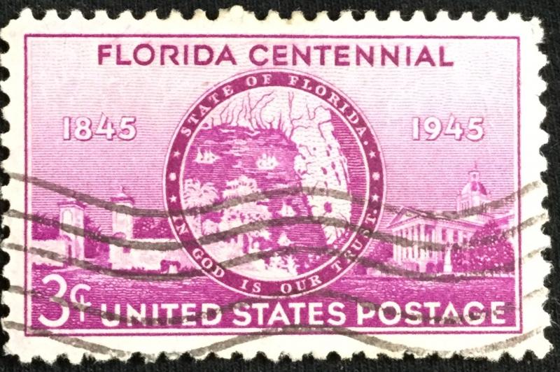 US #927 Used Single Florida SCV $.20 L3