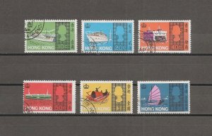 HONG KONG 1968 SG 247/252 USED