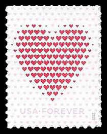 PCBstamps  US #5431 {55c}Love, Made of Hearts, MNH, (14)