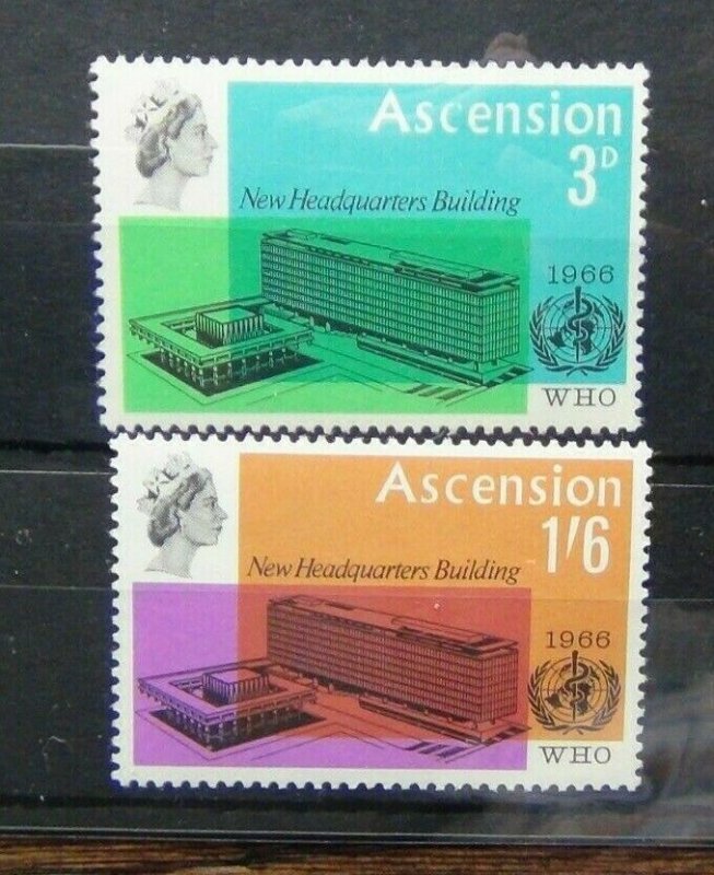 Ascension Island WHO World Health Organisation set MNH