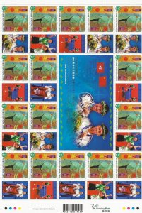 Hong Kong 2003-08 five generic sheets MNH