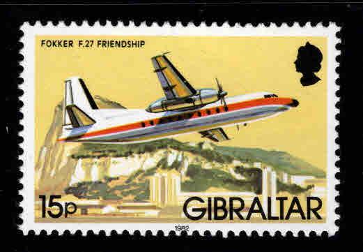 GIBRALTAR Scott 423  MNH** airplane stamp