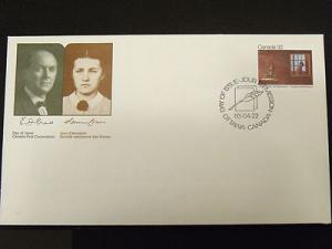 1205   CANADA FDC's # 978, 979  Cdn Writers: Laure Conan & E.J. Pratt   CV$ 2.00