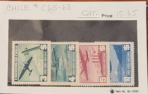 Chile #C65-68 MLH planes