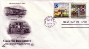 US FDC Sc.# 2434 - 2437 Transportation L483