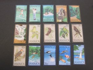 Jamaica 1979 Sc 465-481 bird set MNH