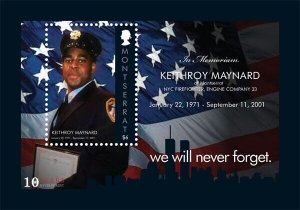 Montserrat - 2011 September 11th 10th Anniversary Memorial - S/S - MNH