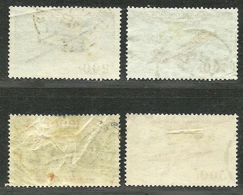 FRANCE 1954  Fine Used Hinged Air Post Stamps Scott # C29-C32 Retail 29.00$