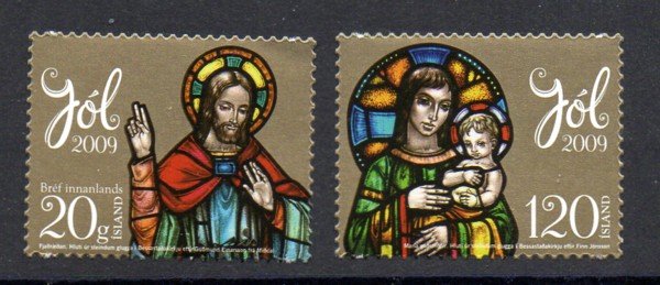 Iceland Sc  1181-2 2009 Christmas stamp set mint NH