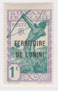 1932-38 French Colony Inini 1cMH* Stamp A22P17F8786-