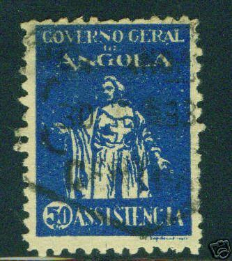 Angola Scott RA4 used stamp  CV $1.25